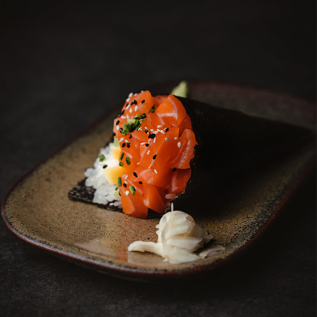 Temaki de Salmão